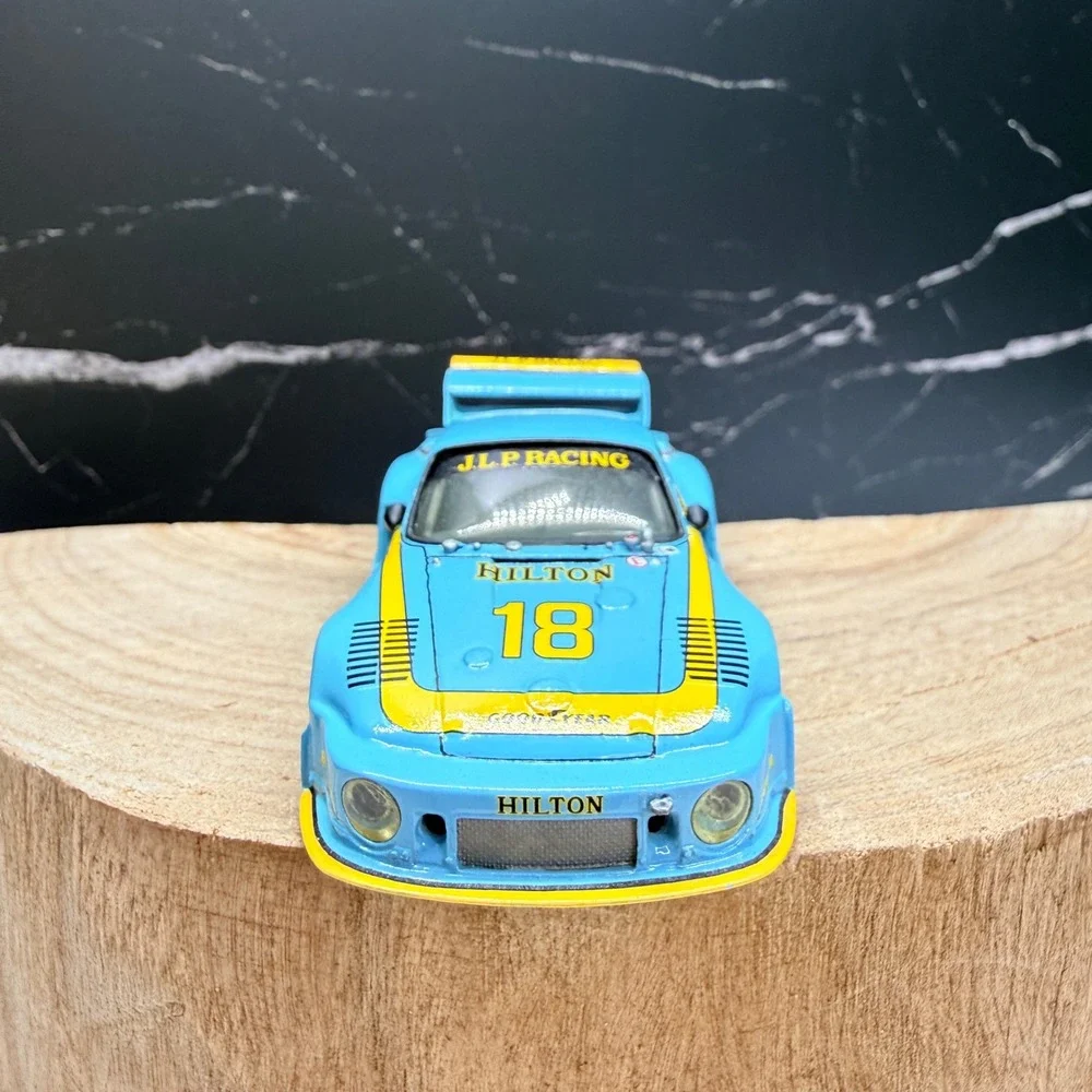 Record Porsche 935 Turbo 1/43 Scale JLP Racing John Paul Blue Yellow Resin
